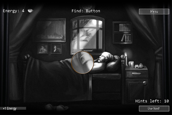 A game scene examined for hidden details